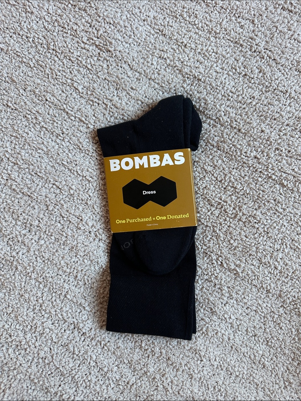 BOMBAS Lightweight Medium Calf Crew Dress Socks Men Size 6-9